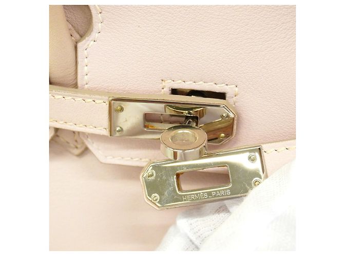 Hermès Borsa Hermes Birkin 25 Rosa - vista 11