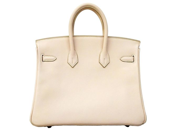Hermès Borsa Hermes Birkin 25 Rosa - vista 14