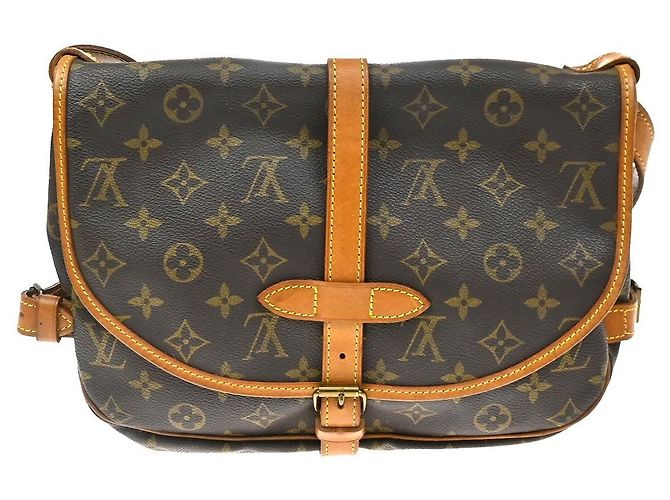 Louis Vuitton Saumur Monogram Canvas 30 Marrone - vista 2