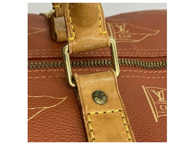 Bolsa Boston Louis Vuitton em vermelho - vista 11