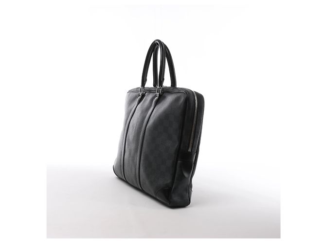 Sac à main Louis Vuitton Porte-Documents Voyage Damier Graphite en Noir - vue 3