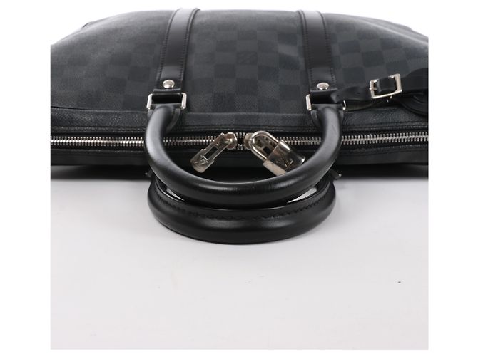 Sac à main Louis Vuitton Porte-Documents Voyage Damier Graphite en Noir - vue 8
