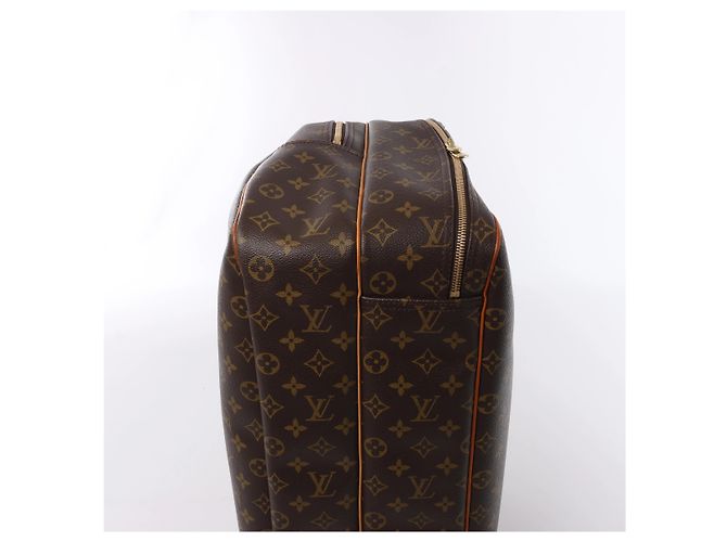 Borsa da viaggio Louis Vuitton Alize 24H Monogram Canvas in marrone M41399 Beige - vista 10