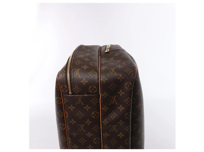 Borsa da viaggio Louis Vuitton Alize 24H Monogram Canvas in marrone M41399 Beige - vista 9