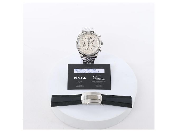 Relógio Breitling Bentley A44362 2130273 SS & Rubber AT com mostrador bege - vista 14