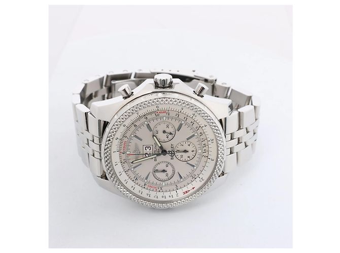 Relógio Breitling Bentley A44362 2130273 SS & Rubber AT com mostrador bege - vista 4
