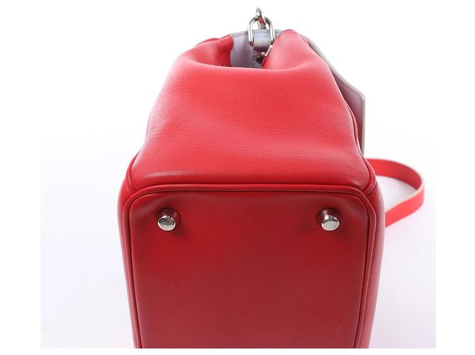 Autre Marque Borsa a mano 2Way piccola Be Dior in pelle rossa di Dior Blu - vista 11