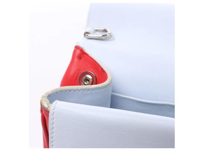 Autre Marque Borsa a mano 2Way piccola Be Dior in pelle rossa di Dior Blu - vista 15