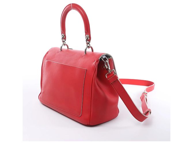 Autre Marque Borsa a mano 2Way piccola Be Dior in pelle rossa di Dior Blu - vista 4