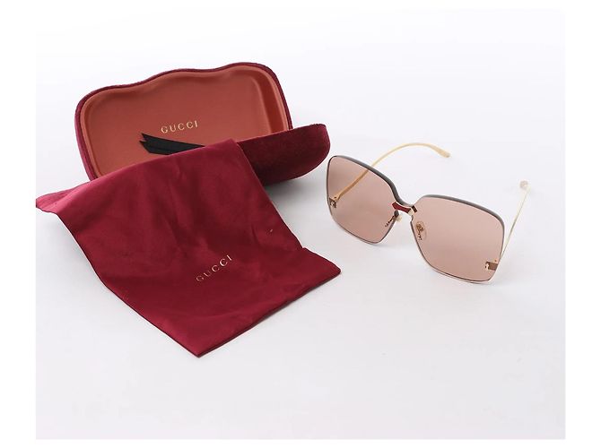 Gafas de sol Gucci GG0352S 002 en marrón Castaño - vista 9