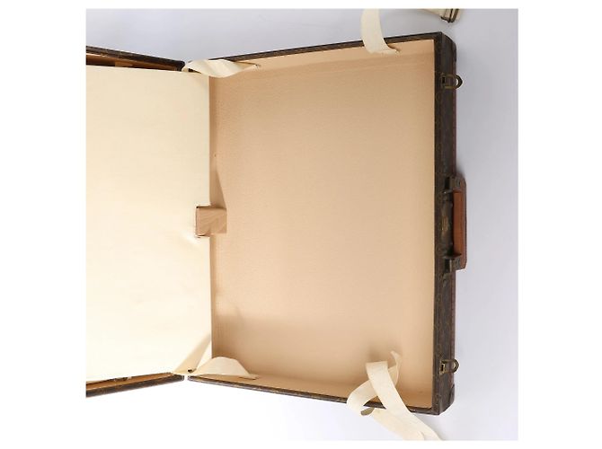 Sac à main Louis Vuitton Bisten Monogram Canvas en marron 903993 Beige - vue 13