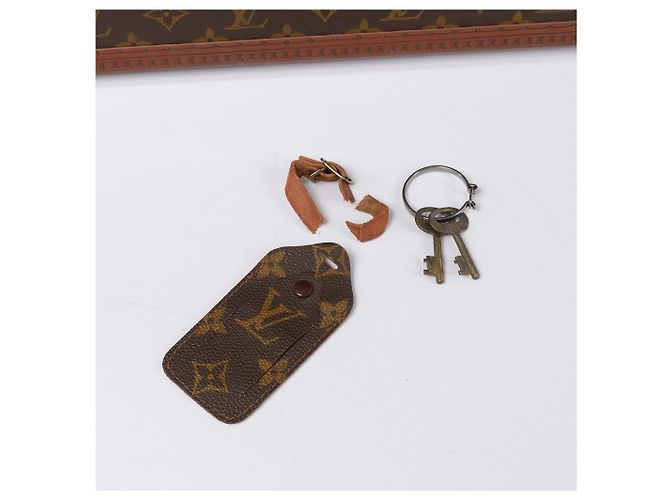 Sac à main Louis Vuitton Bisten Monogram Canvas en marron 903993 Beige - vue 15