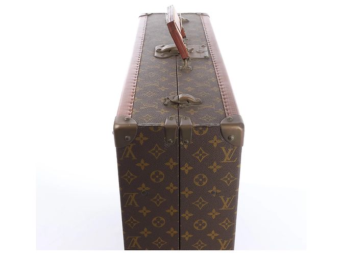 Sac à main Louis Vuitton Bisten Monogram Canvas en marron 903993 Beige - vue 4
