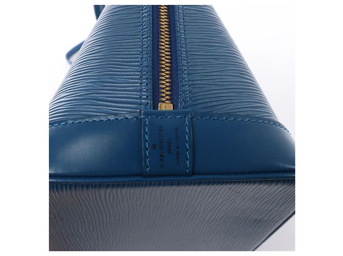 Louis Vuitton Alma PM Epi Leather 2Way Hanbag in Blue M52145 - vista 13