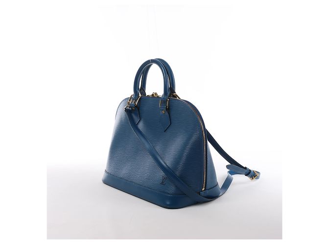 Louis Vuitton Alma PM Epi Leather 2Way Hanbag in Blue M52145 - vista 2