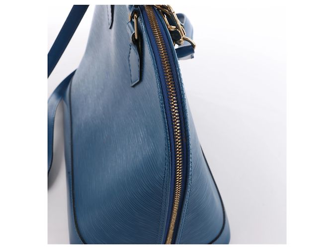 Louis Vuitton Alma PM Epi Leather 2Way Hanbag in Blue M52145 - vista 4