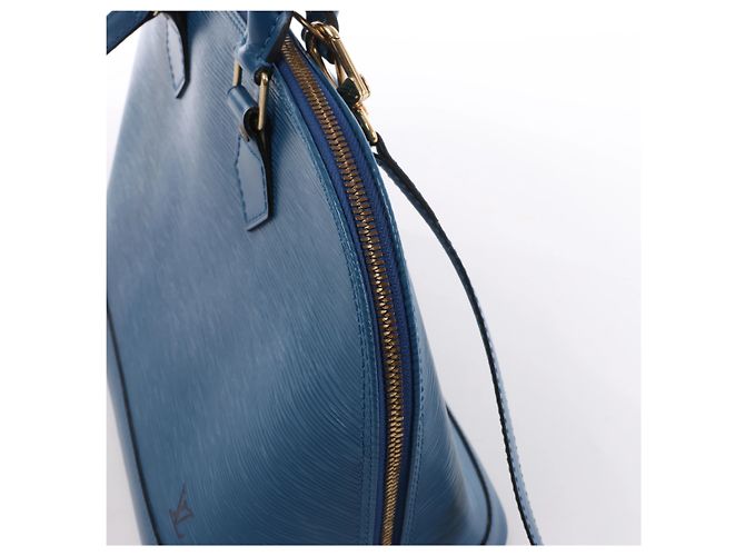 Louis Vuitton Alma PM Epi Leather 2Way Hanbag in Blue M52145 - vista 5