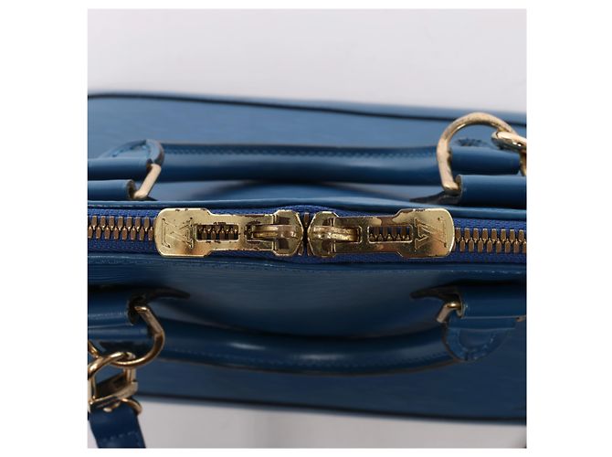 Louis Vuitton Alma PM Epi Leather 2Way Hanbag in Blue M52145 - vista 6