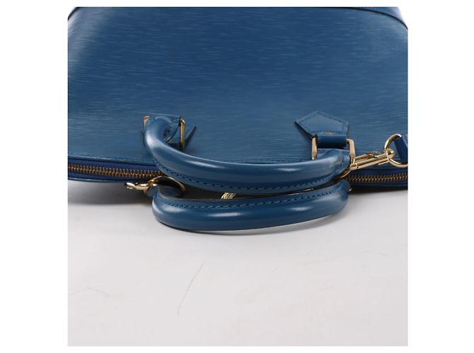 Louis Vuitton Alma PM Epi Leather 2Way Hanbag in Blue M52145 - vista 8