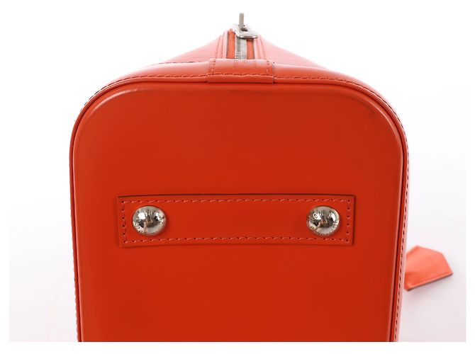 Borsa Louis Vuitton Alma PM in pelle Epi Orange Arancione - vista 10