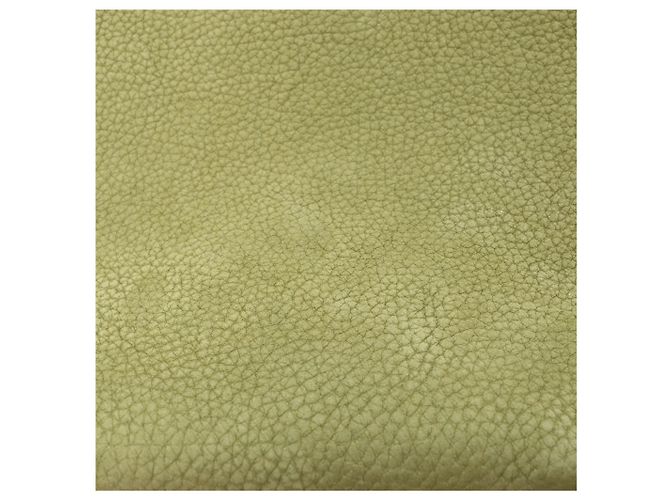 Borsa a tracolla in pelle The Row Park Tote Small in Green Beige - vista 10