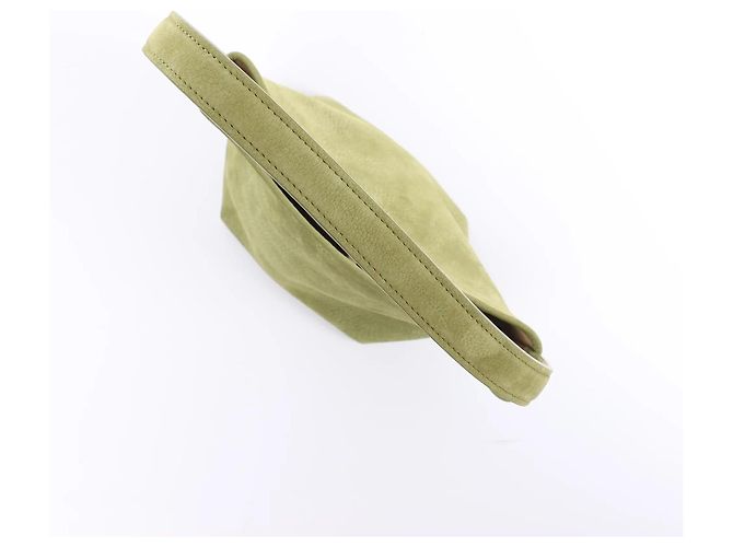 Borsa a tracolla in pelle The Row Park Tote Small in Green Beige - vista 6