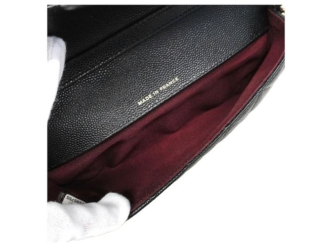 Bolso de hombro con cadena Chanel Matelassé Negro - vista 4