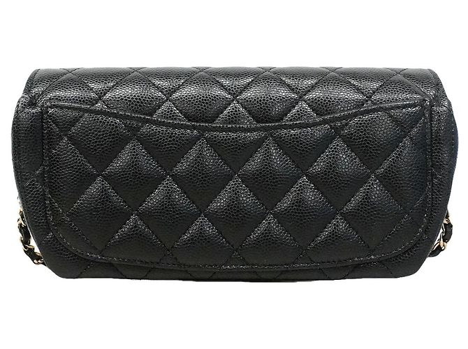 Bolso de hombro con cadena Chanel Matelassé Negro - vista 8