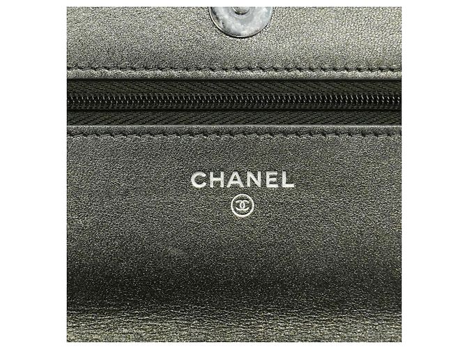 Portafoglio a spalla con catena Chanel Matelassé in Gray Marrone - vista 5