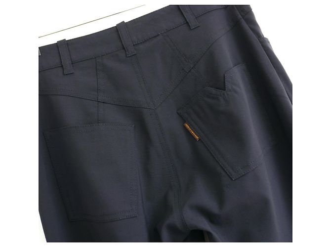 Louis Vuitton dunkelblaue Zip Ankle Hose - Ansicht 4