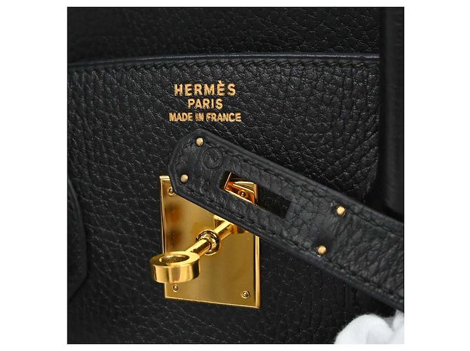 Hermès Hermes Birkin Black Ardennes with Gold Hardware 35 Nero - vista 4