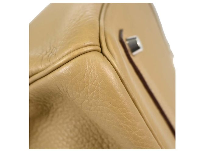 Hermès Hermes Birkin Light Togo com Palladium Hardware 35 Bege - vista 6