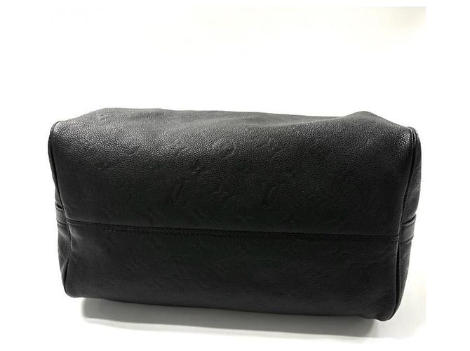 Sac à épaule Louis Vuitton Monogram Empreinte Speedy Soft 30 Noir - vue 3