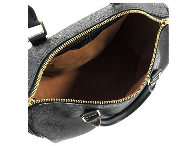 Sac à épaule Louis Vuitton Monogram Empreinte Speedy Soft 30 Noir - vue 5