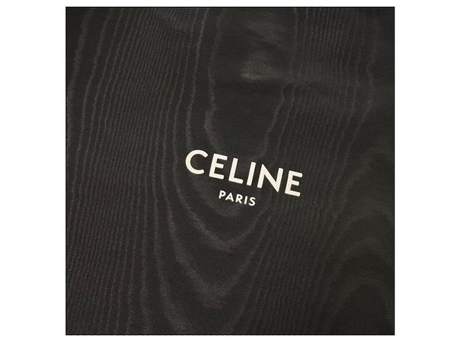 Céline Bolsa de Ombro Celine Triomphe Small Boston Marrom Branco - vista 10