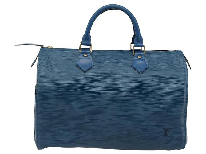 Louis Vuitton Speedy Epi Leather 30 Azul - vista 2