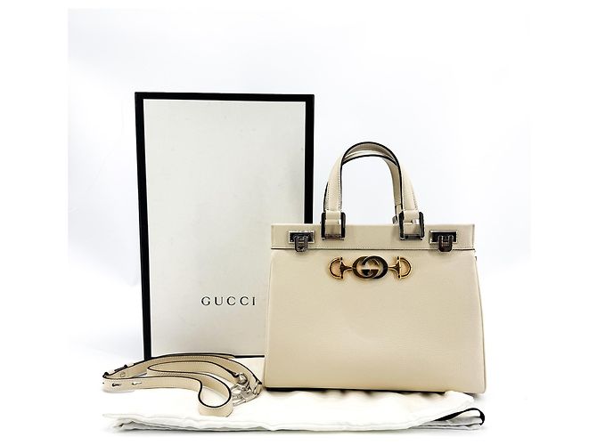 Gucci Zumi Leather Small Dorado - vista 2