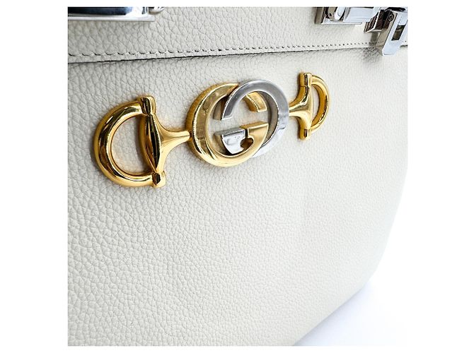 Gucci Zumi Leather Small Dorado - vista 7