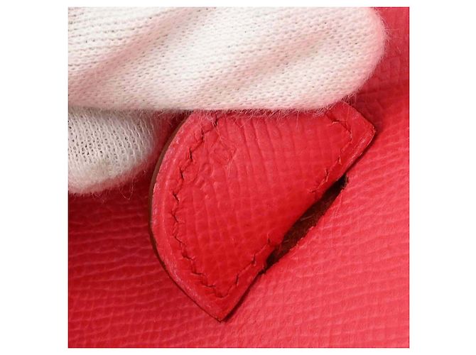 Hermès Sac Hermes Evelyne Gen III Epsom PM Rouge - vue 5