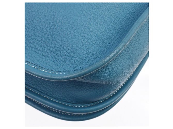Hermès Sac Hermes Evelyne Gen II Clemence PM Bleu - vue 6