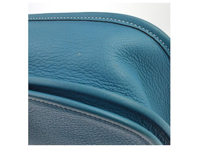 Hermès Sac Hermes Evelyne Gen II Clemence PM Bleu - vue 7