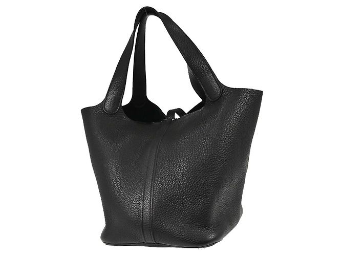 Hermès Hermes Picotin Clemence GM Preto - vista 2