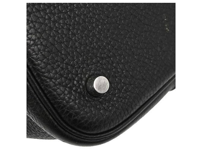 Hermès Hermes Picotin Clemence GM Preto - vista 7