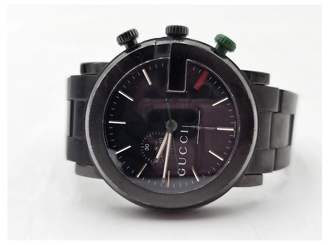 Gucci G-Chrono Herrenuhr 44mm Schwarz - Ansicht 7