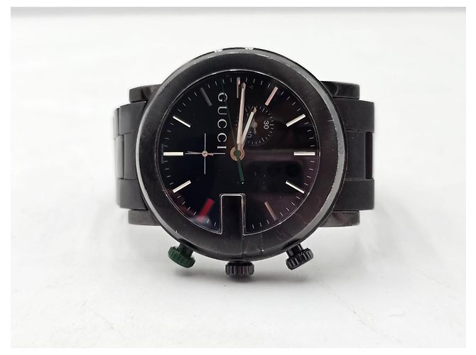 Gucci G-Chrono Herrenuhr 44mm Schwarz - Ansicht 8