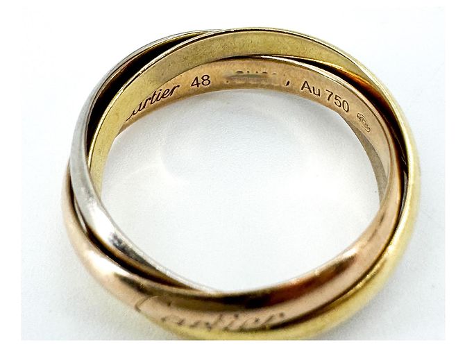 Cartier Trinity 18K Tricolor Gold Small Golden - view 4