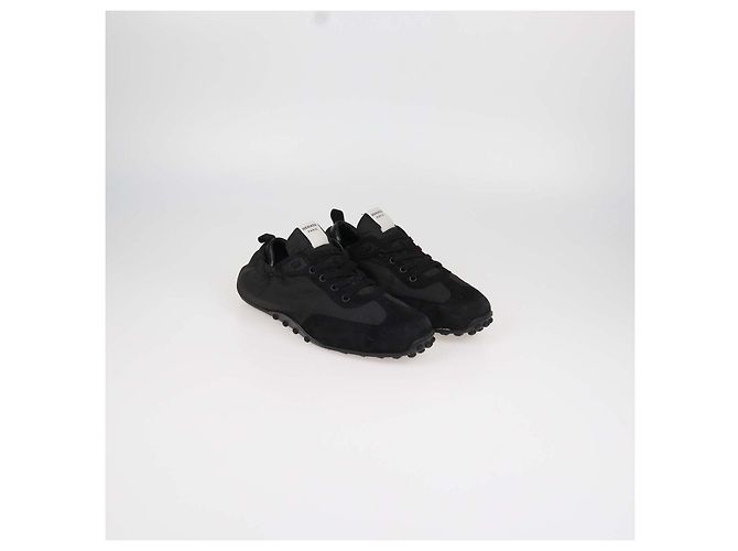 Hermès Sneakers Hermes In in nylon nero e camoscio - vista 2