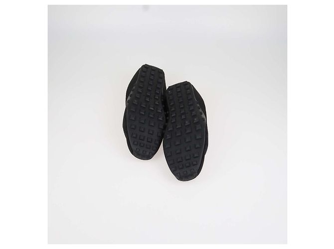 Hermès Sneakers Hermes In in nylon nero e camoscio - vista 7