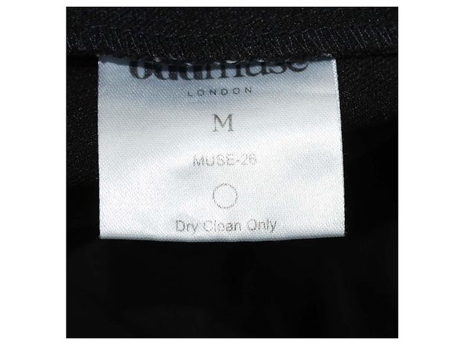 Autre Marque Macacão sem mangas com cinto Odd Muse Black Preto - vista 6
