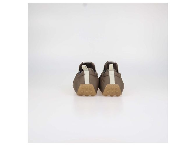 Hermès Hermes Brown, Light Beige Nylon and Suede Sneaker Braun - Ansicht 5